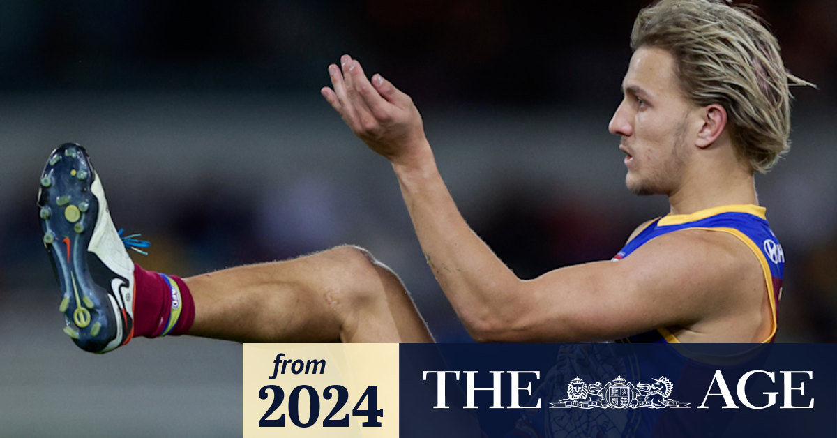 AFL 2024 Brisbane Lions’ Kai Lohmann says ‘stay tuned’ for more goal